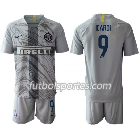 Camisetas Inter Milan ICARDI 9 Niño Tercera Equipacion 2018/2019